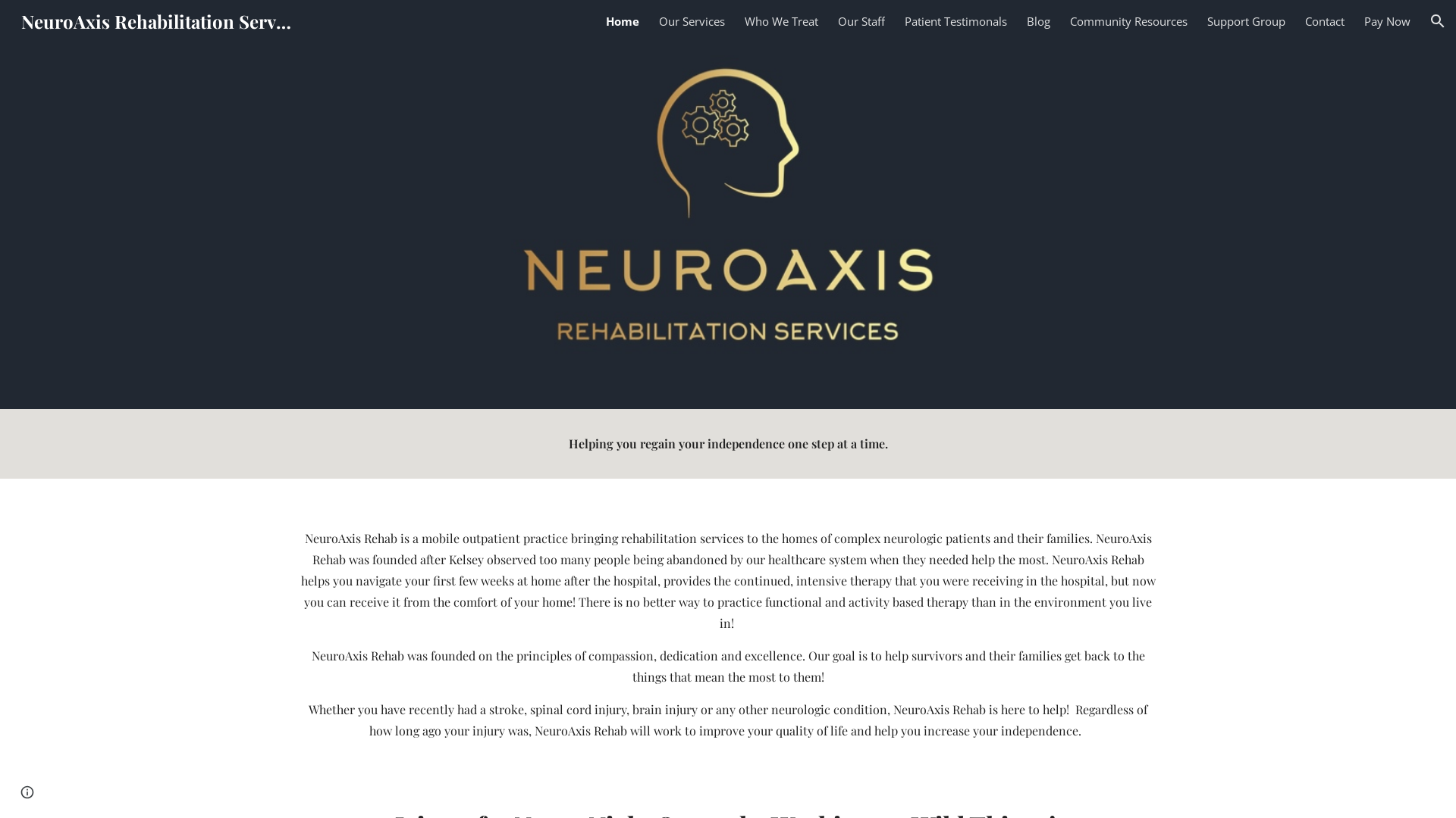 NeuroAxis Rehabilitation Services